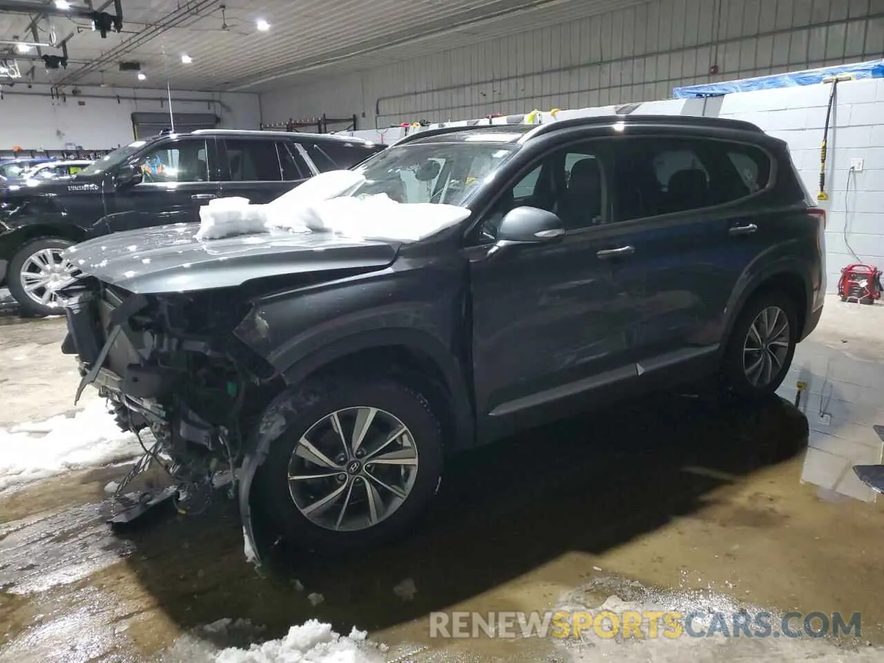 1 Фотография поврежденного автомобиля 5NMS5CAD8KH086528 HYUNDAI SANTA FE 2019