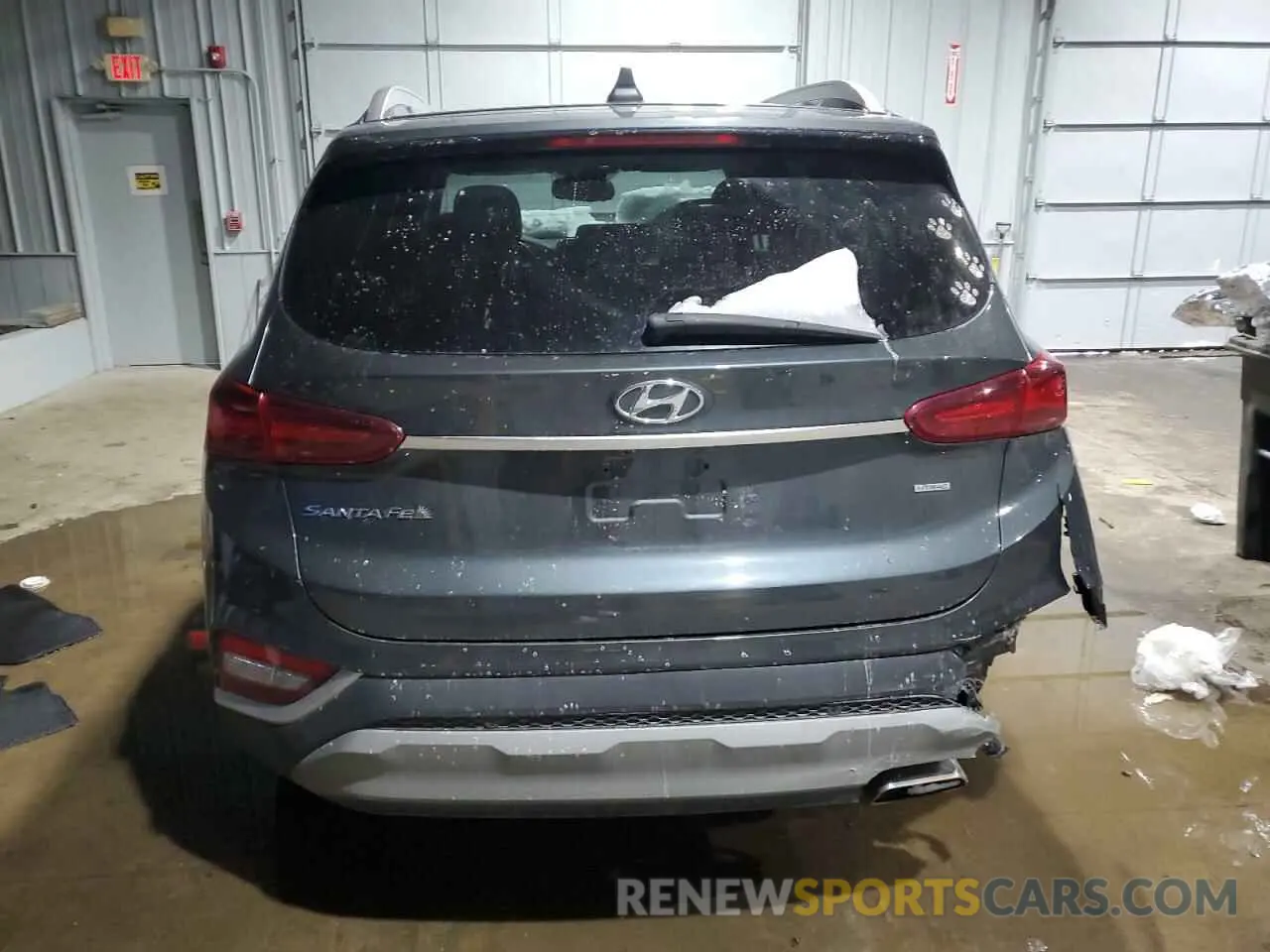 6 Фотография поврежденного автомобиля 5NMS5CAD8KH086528 HYUNDAI SANTA FE 2019