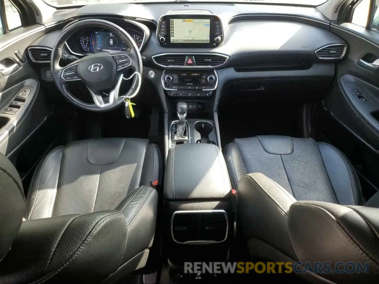 8 Photograph of a damaged car 5NMS5CAD8KH101898 HYUNDAI SANTA FE 2019
