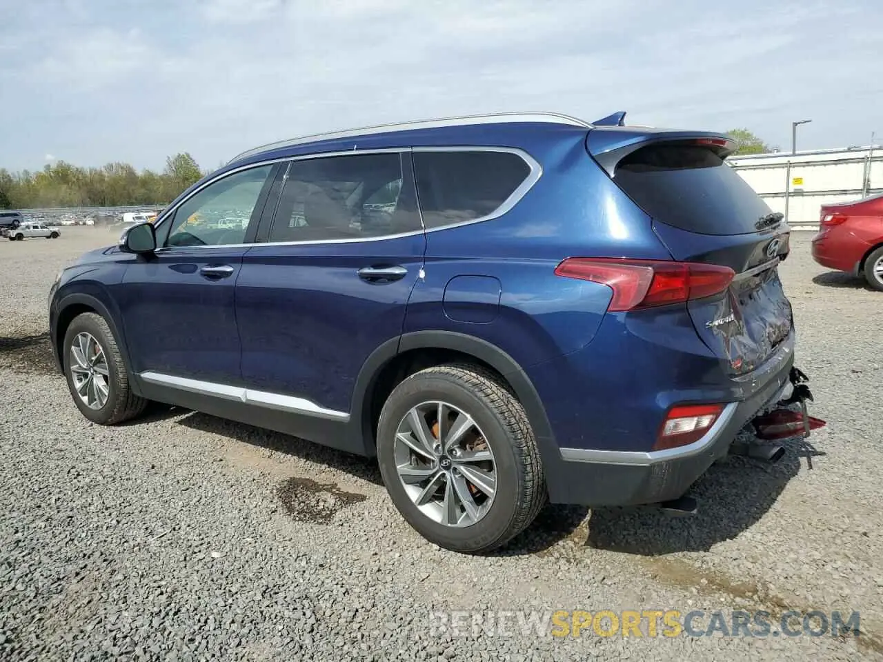 2 Photograph of a damaged car 5NMS5CADXKH066698 HYUNDAI SANTA FE 2019