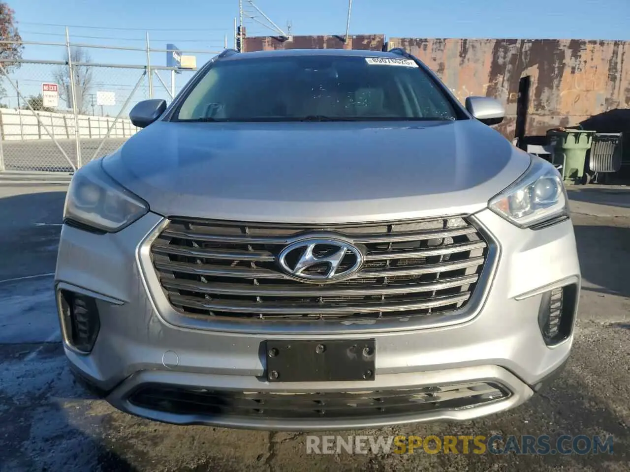 5 Photograph of a damaged car KM8SM4HF5KU309743 HYUNDAI SANTA FE 2019
