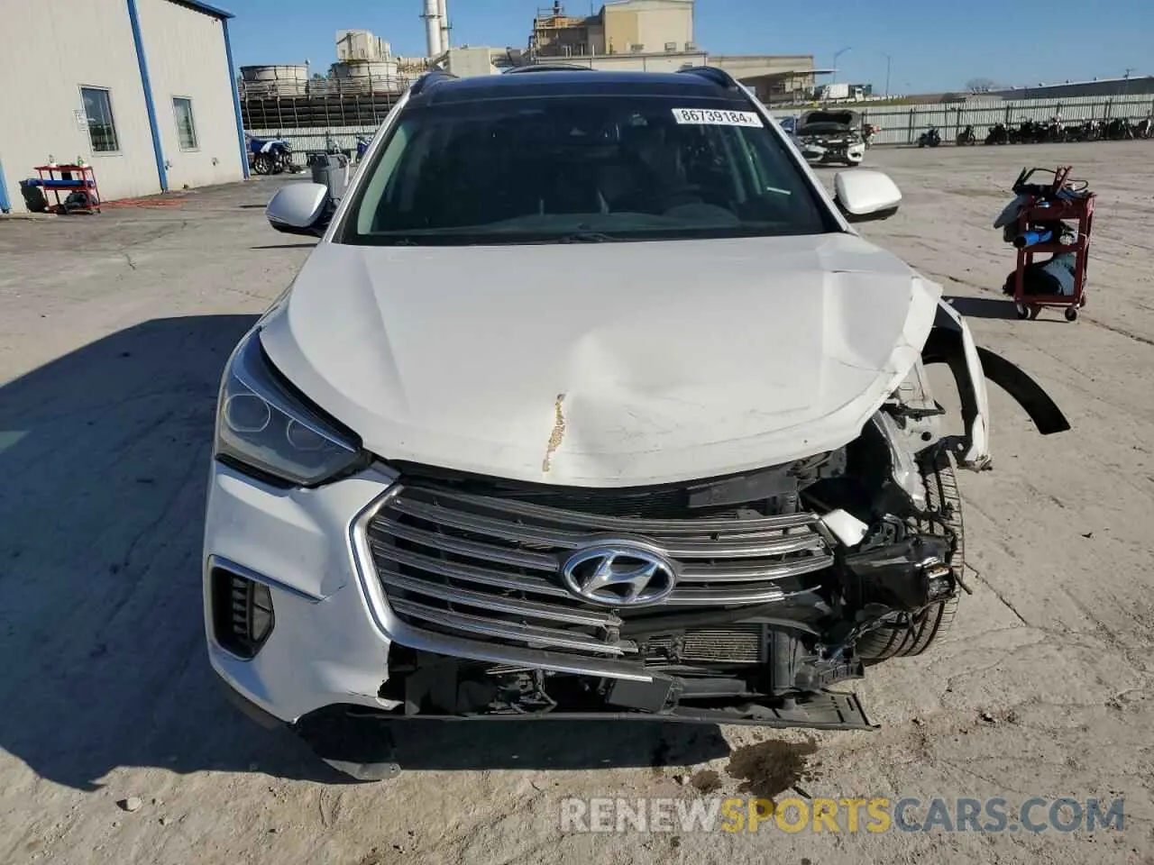 5 Photograph of a damaged car KM8SR4HF0KU311174 HYUNDAI SANTA FE 2019