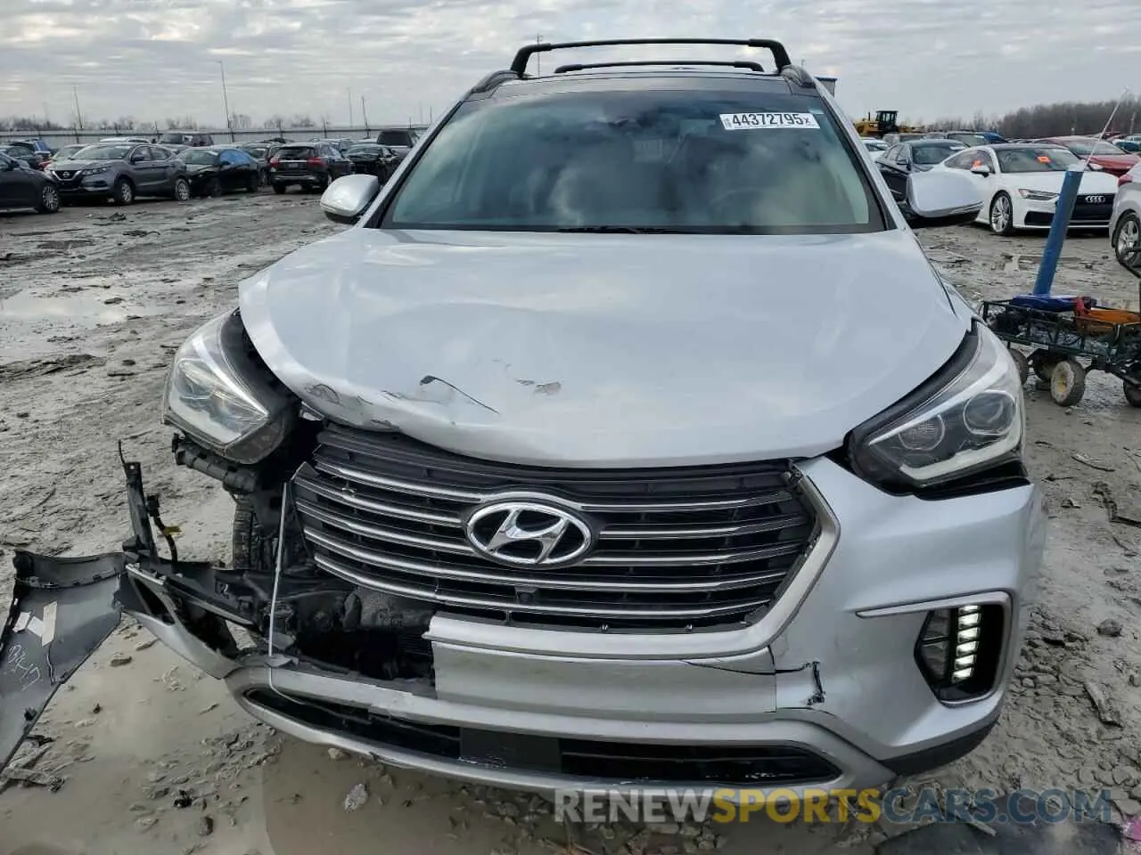5 Фотография поврежденного автомобиля KM8SR4HF5KU301272 HYUNDAI SANTA FE 2019