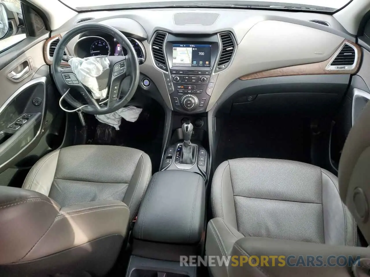 8 Фотография поврежденного автомобиля KM8SR4HF5KU301272 HYUNDAI SANTA FE 2019