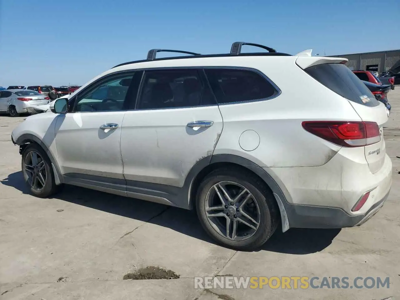 2 Photograph of a damaged car KM8SR4HF5KU307735 HYUNDAI SANTA FE 2019