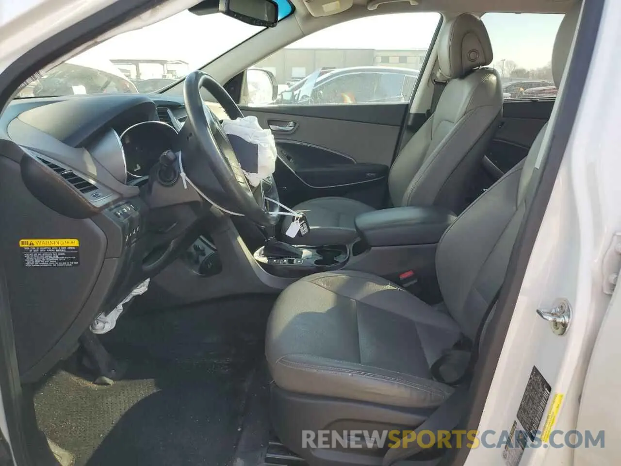 7 Photograph of a damaged car KM8SR4HF5KU307735 HYUNDAI SANTA FE 2019