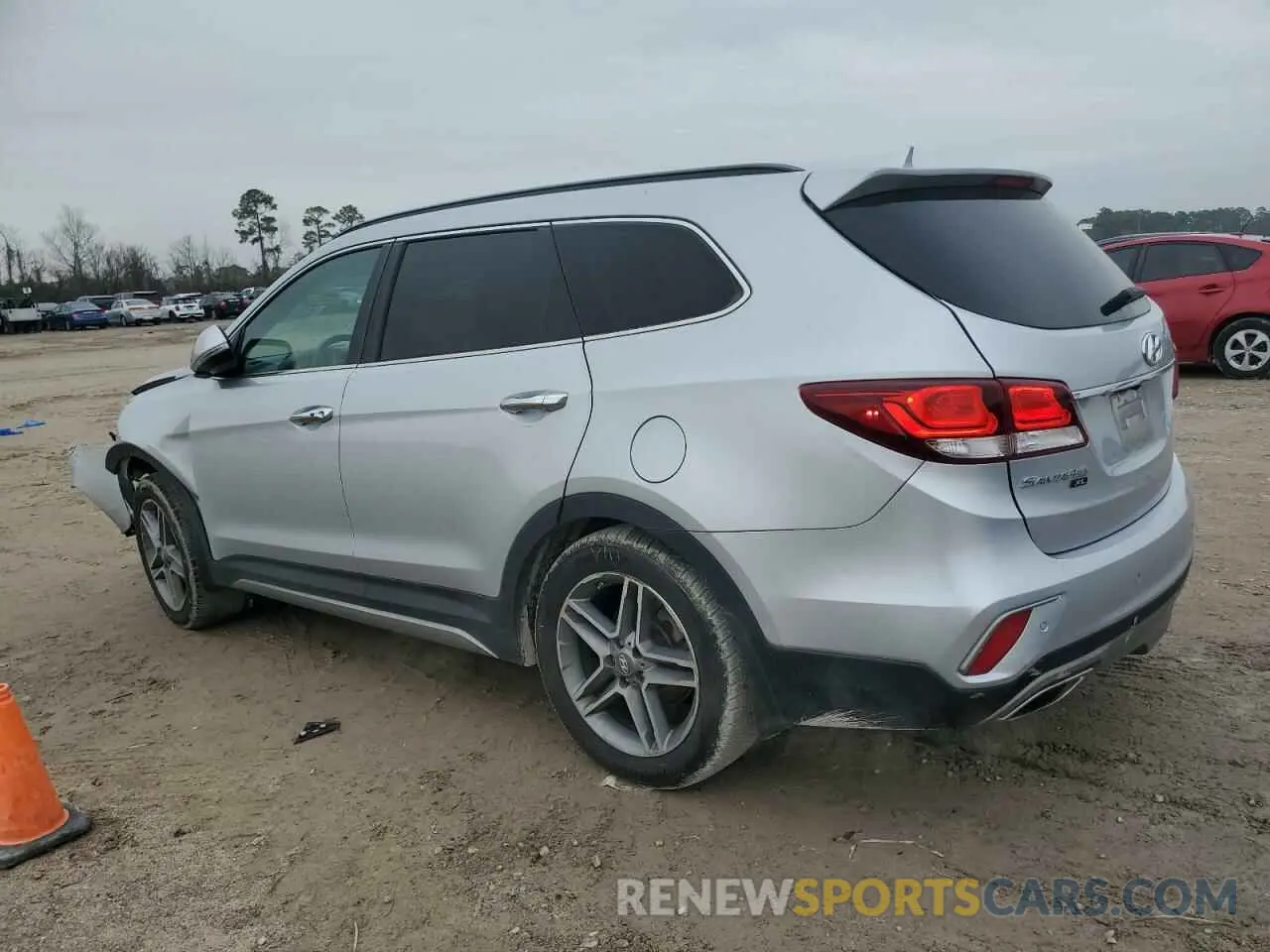 2 Фотография поврежденного автомобиля KM8SR4HF6KU299547 HYUNDAI SANTA FE 2019