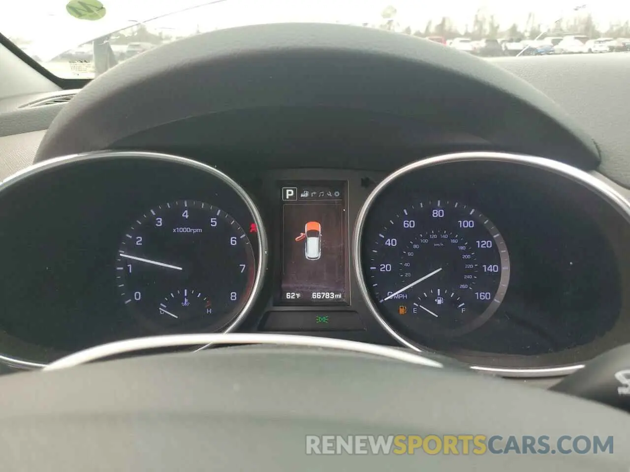 9 Фотография поврежденного автомобиля KM8SR4HF6KU299547 HYUNDAI SANTA FE 2019