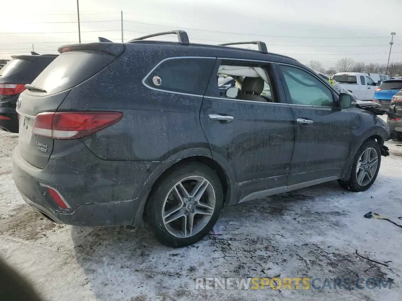 3 Photograph of a damaged car KM8SRDHF0KU302880 HYUNDAI SANTA FE 2019