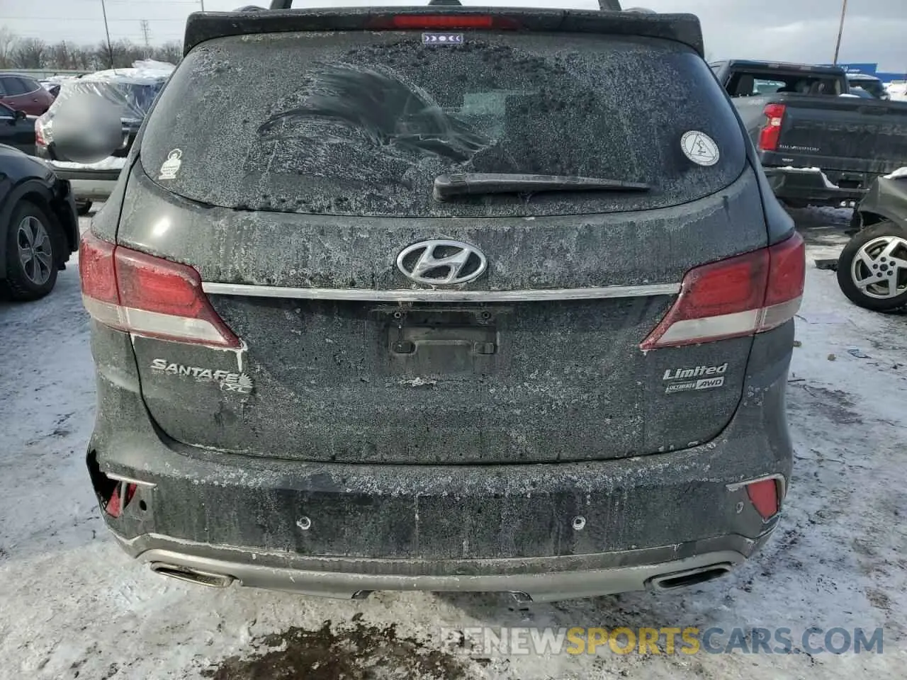 6 Photograph of a damaged car KM8SRDHF0KU302880 HYUNDAI SANTA FE 2019