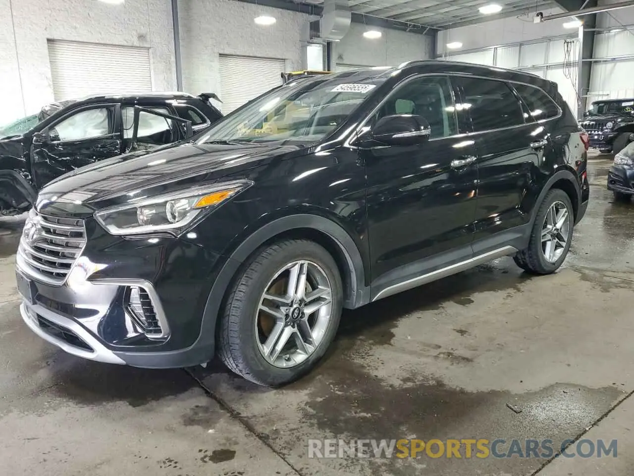 1 Photograph of a damaged car KM8SRDHF1KU309871 HYUNDAI SANTA FE 2019