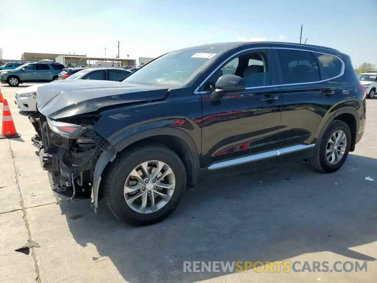 1 Фотография поврежденного автомобиля 5NMS23AD0LH160048 HYUNDAI SANTA FE 2020