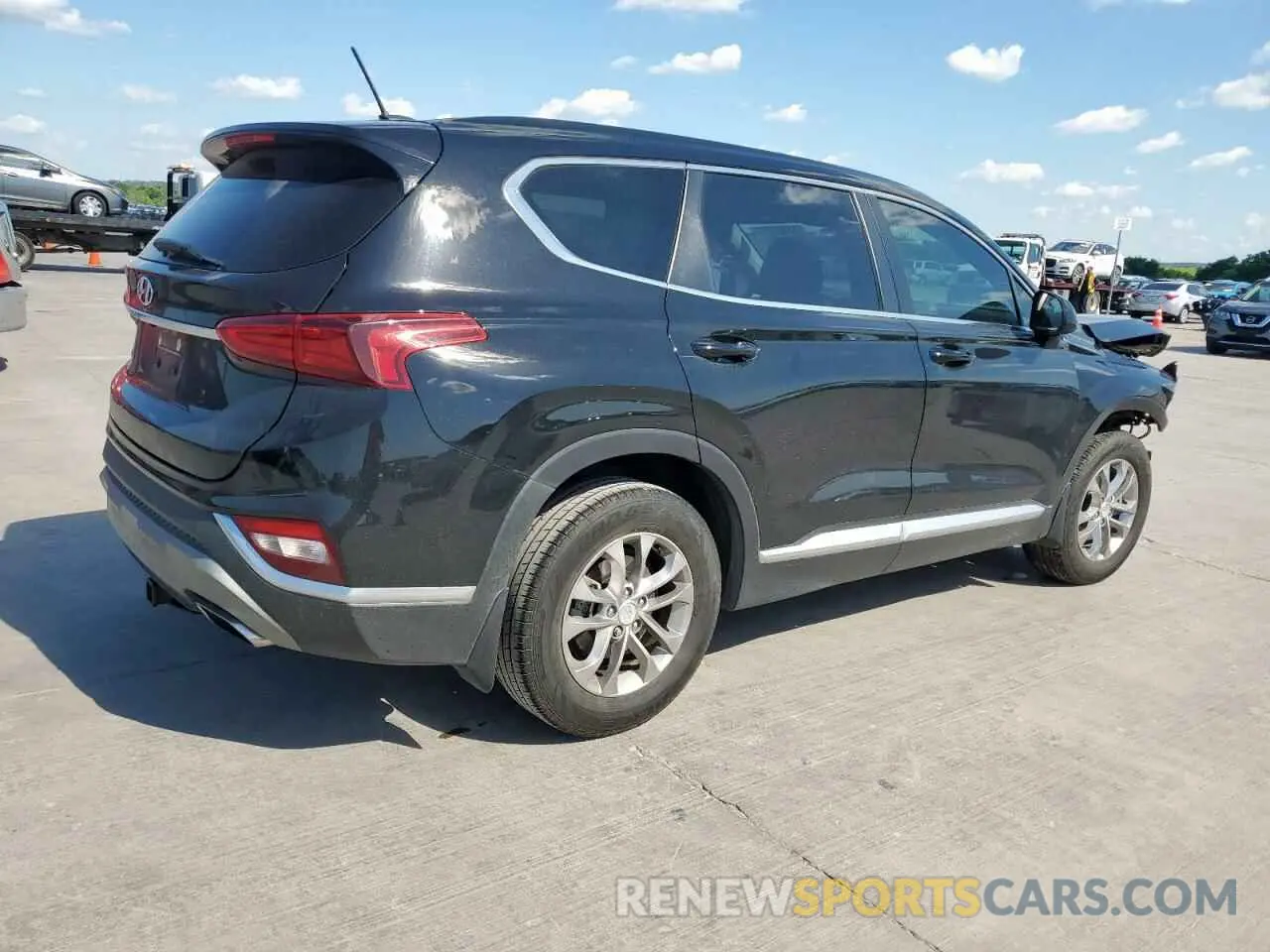 3 Фотография поврежденного автомобиля 5NMS23AD0LH160048 HYUNDAI SANTA FE 2020