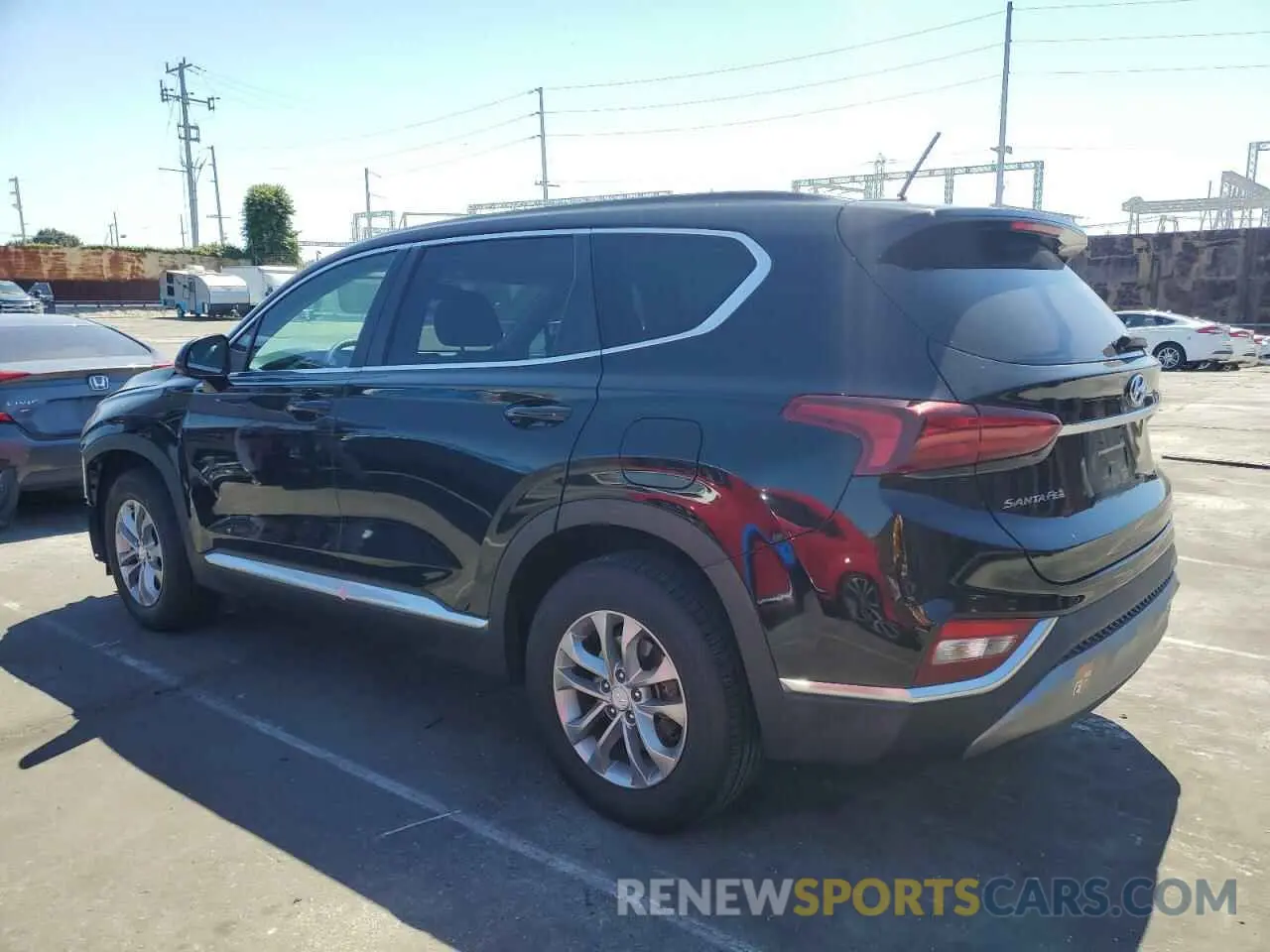 2 Photograph of a damaged car 5NMS23AD1LH194225 HYUNDAI SANTA FE 2020