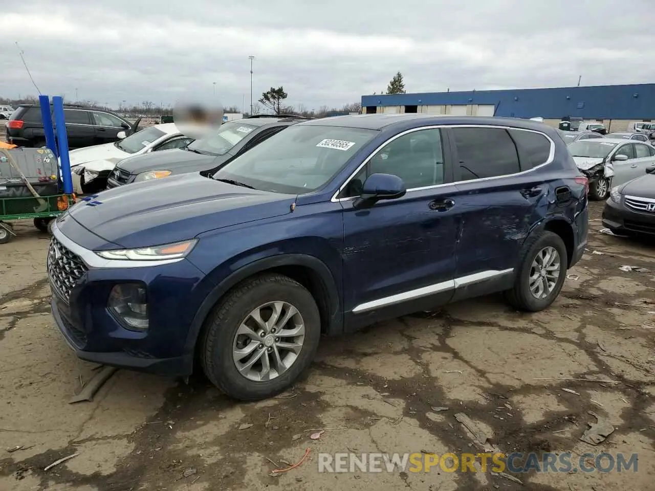1 Photograph of a damaged car 5NMS23AD2LH277727 HYUNDAI SANTA FE 2020