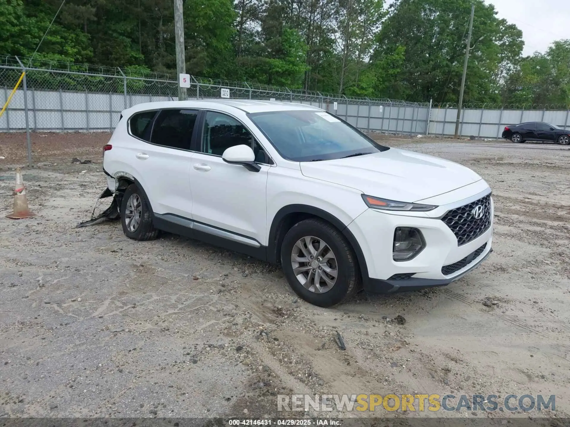 1 Photograph of a damaged car 5NMS23AD3LH139100 HYUNDAI SANTA FE 2020