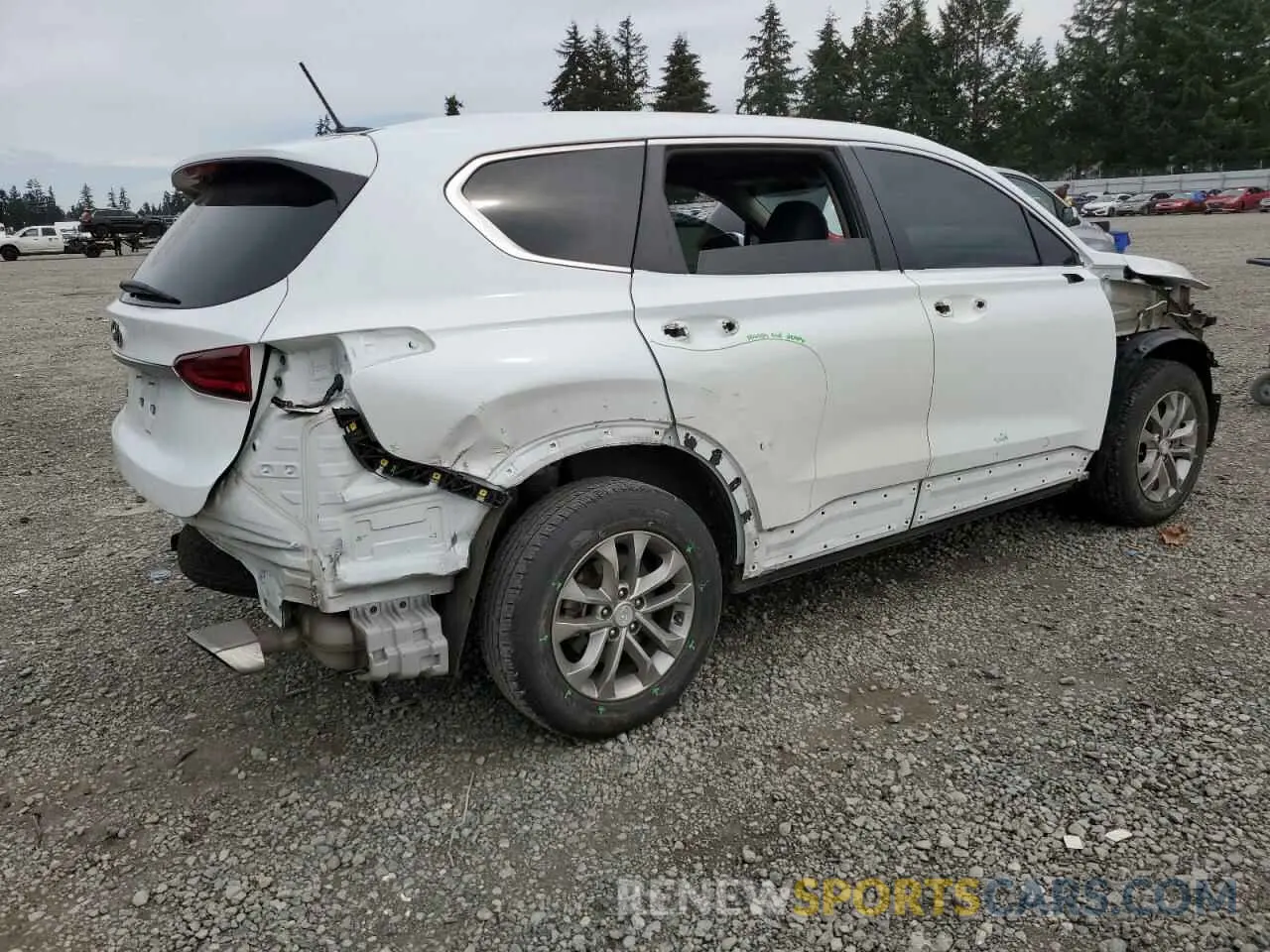 3 Photograph of a damaged car 5NMS23AD3LH278515 HYUNDAI SANTA FE 2020