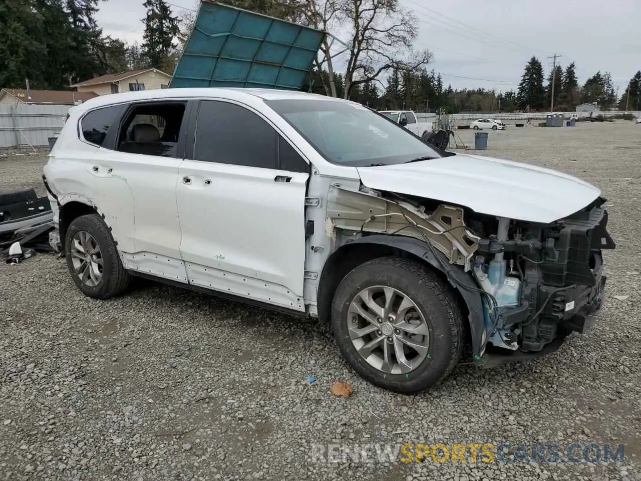 4 Photograph of a damaged car 5NMS23AD3LH278515 HYUNDAI SANTA FE 2020