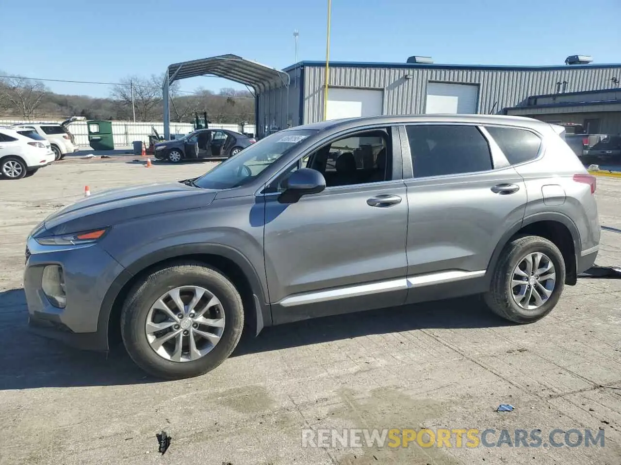 1 Photograph of a damaged car 5NMS23AD4LH142281 HYUNDAI SANTA FE 2020