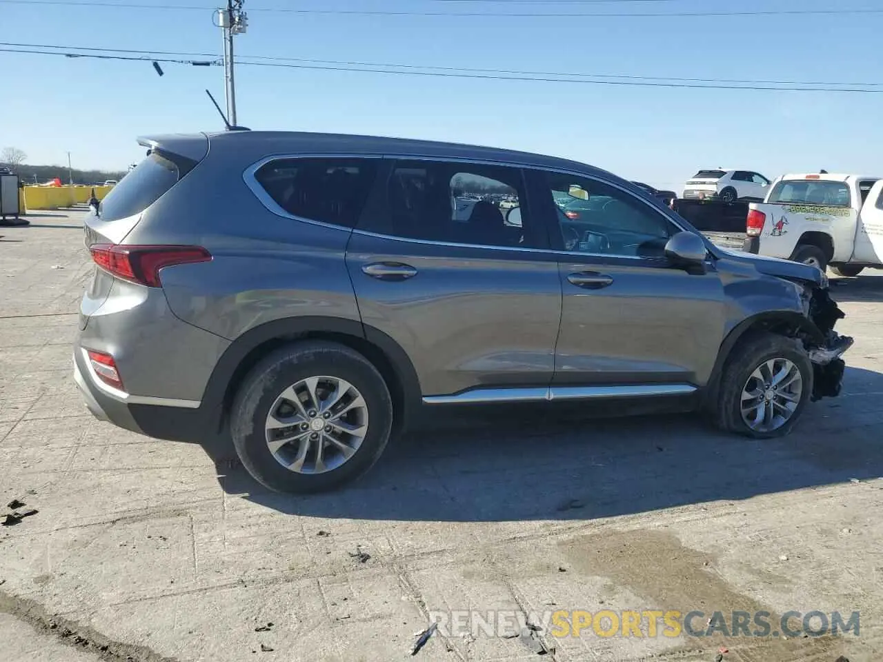 3 Photograph of a damaged car 5NMS23AD4LH142281 HYUNDAI SANTA FE 2020
