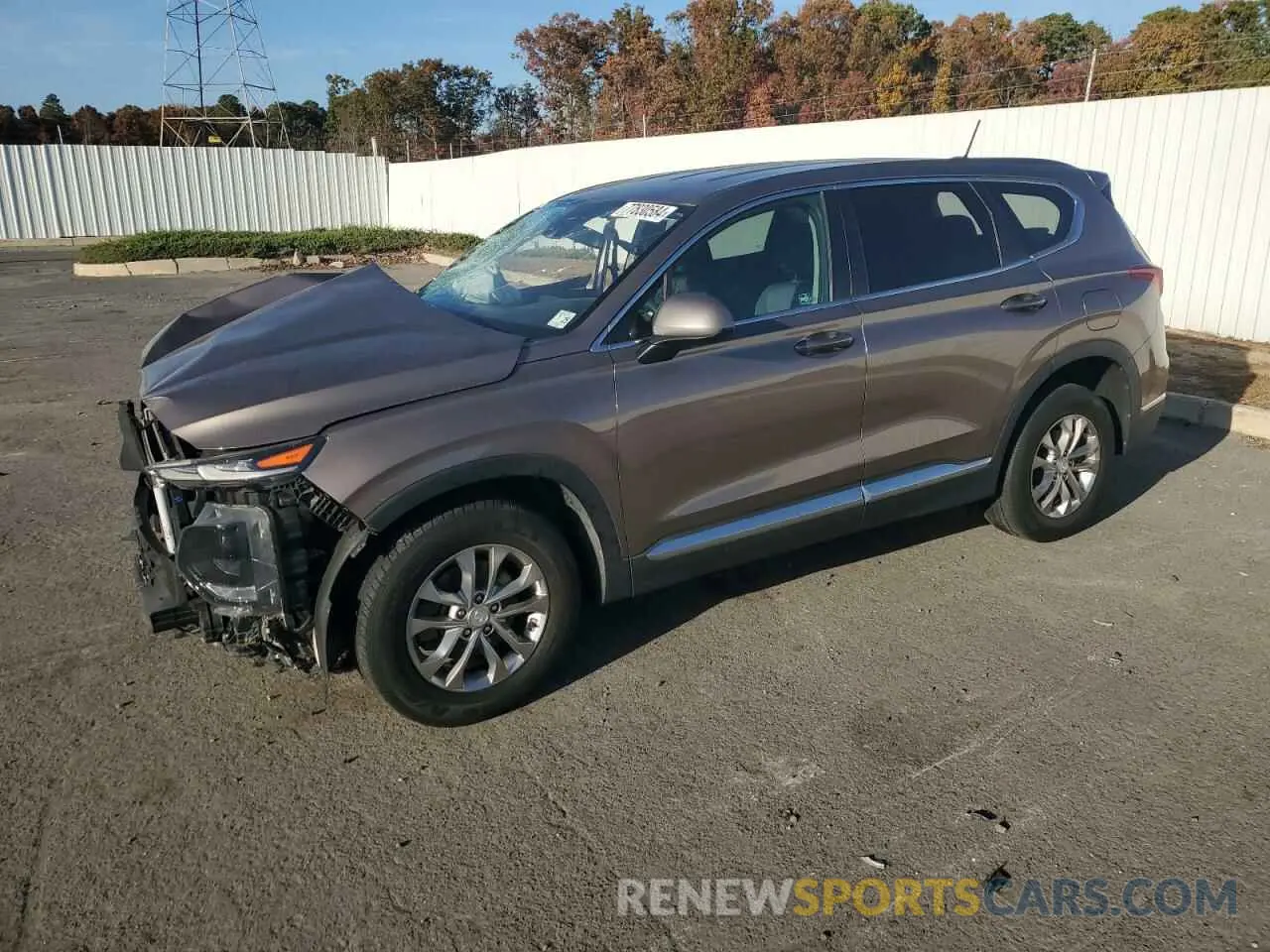 1 Photograph of a damaged car 5NMS23AD4LH180853 HYUNDAI SANTA FE 2020