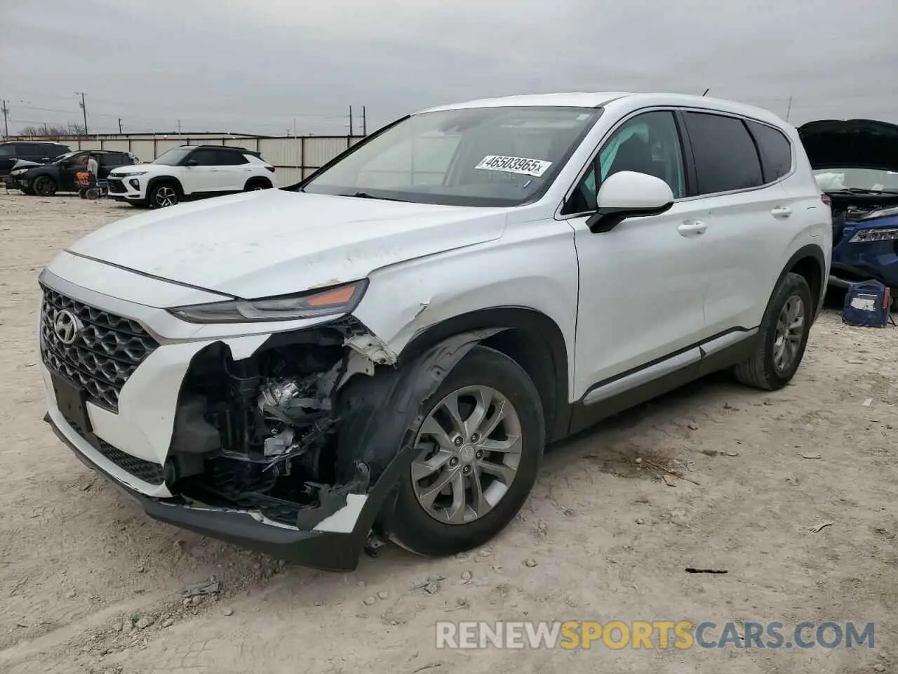 1 Photograph of a damaged car 5NMS23AD7LH216034 HYUNDAI SANTA FE 2020