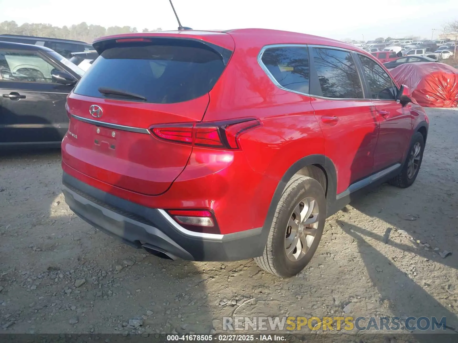 4 Фотография поврежденного автомобиля 5NMS23AD7LH269056 HYUNDAI SANTA FE 2020