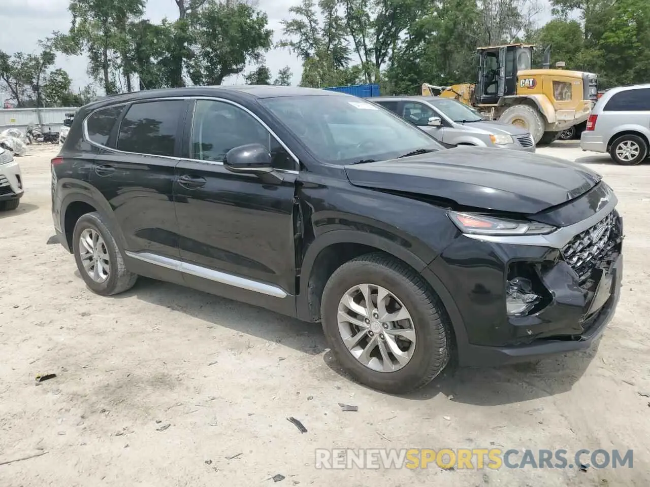 4 Фотография поврежденного автомобиля 5NMS23AD8LH178233 HYUNDAI SANTA FE 2020