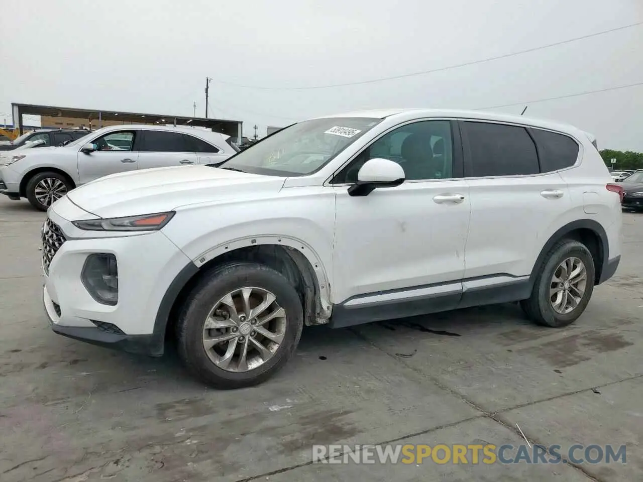 1 Photograph of a damaged car 5NMS2CAD1LH157689 HYUNDAI SANTA FE 2020