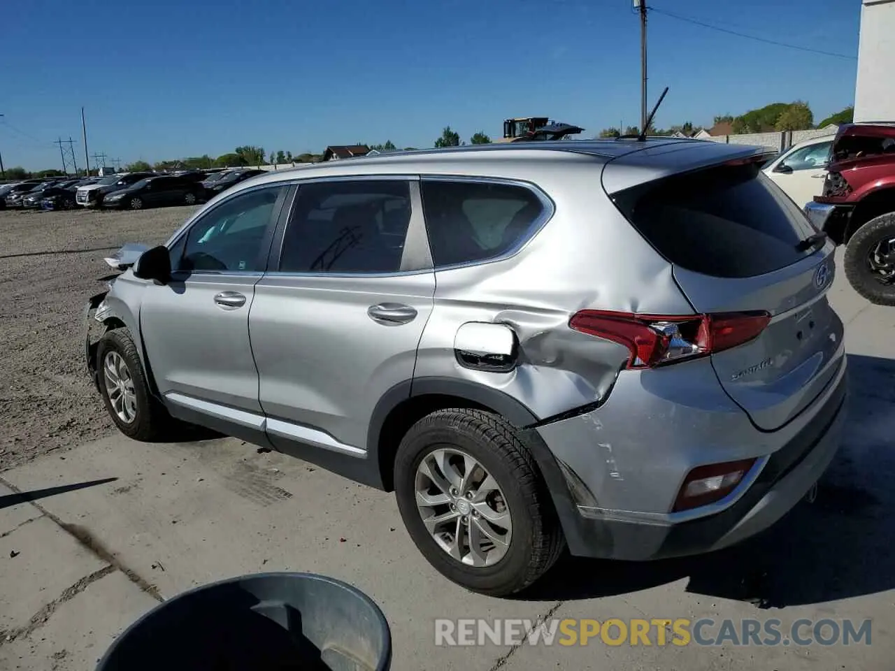 2 Photograph of a damaged car 5NMS2CAD1LH199165 HYUNDAI SANTA FE 2020