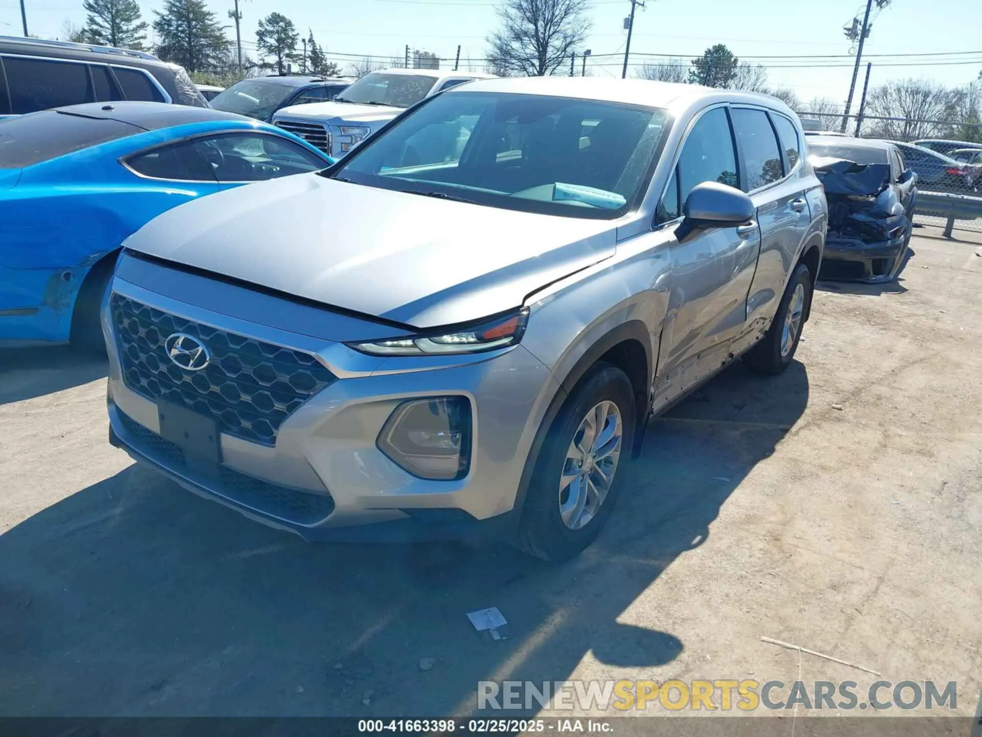 2 Photograph of a damaged car 5NMS2CAD2LH285861 HYUNDAI SANTA FE 2020