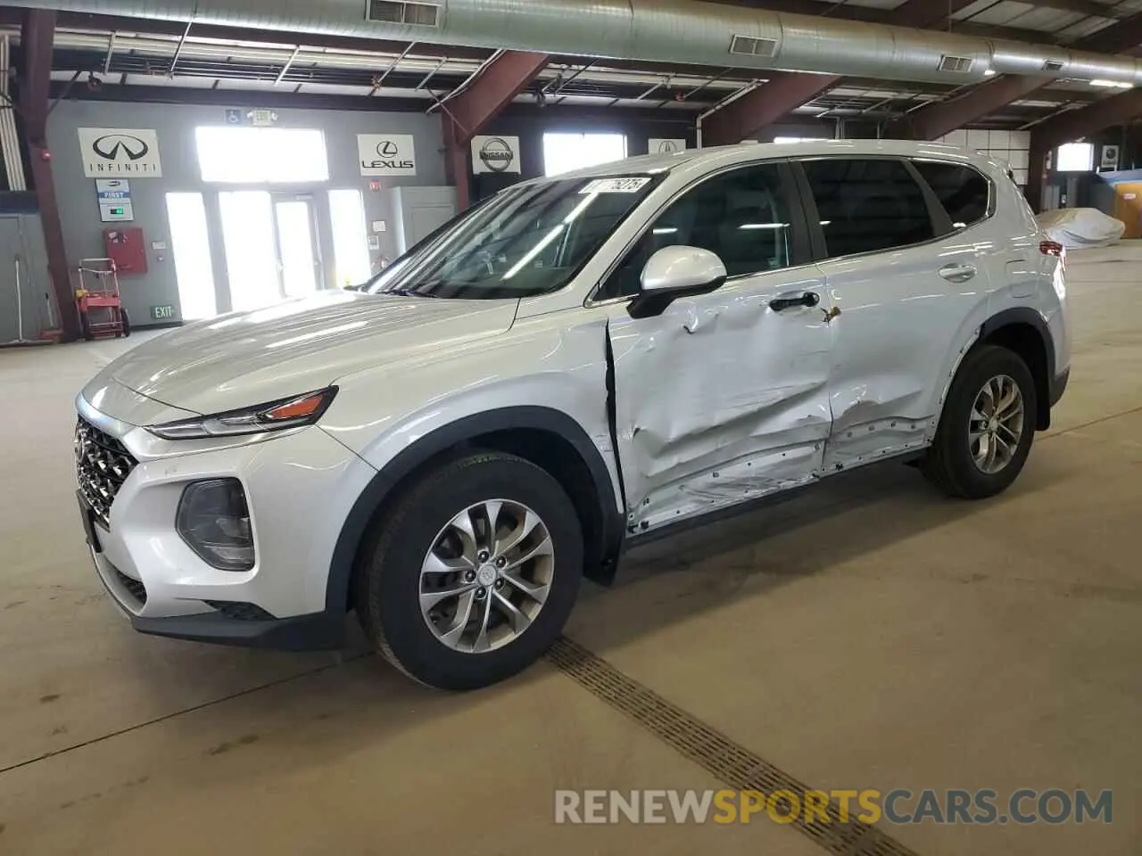1 Photograph of a damaged car 5NMS2CAD3LH167849 HYUNDAI SANTA FE 2020