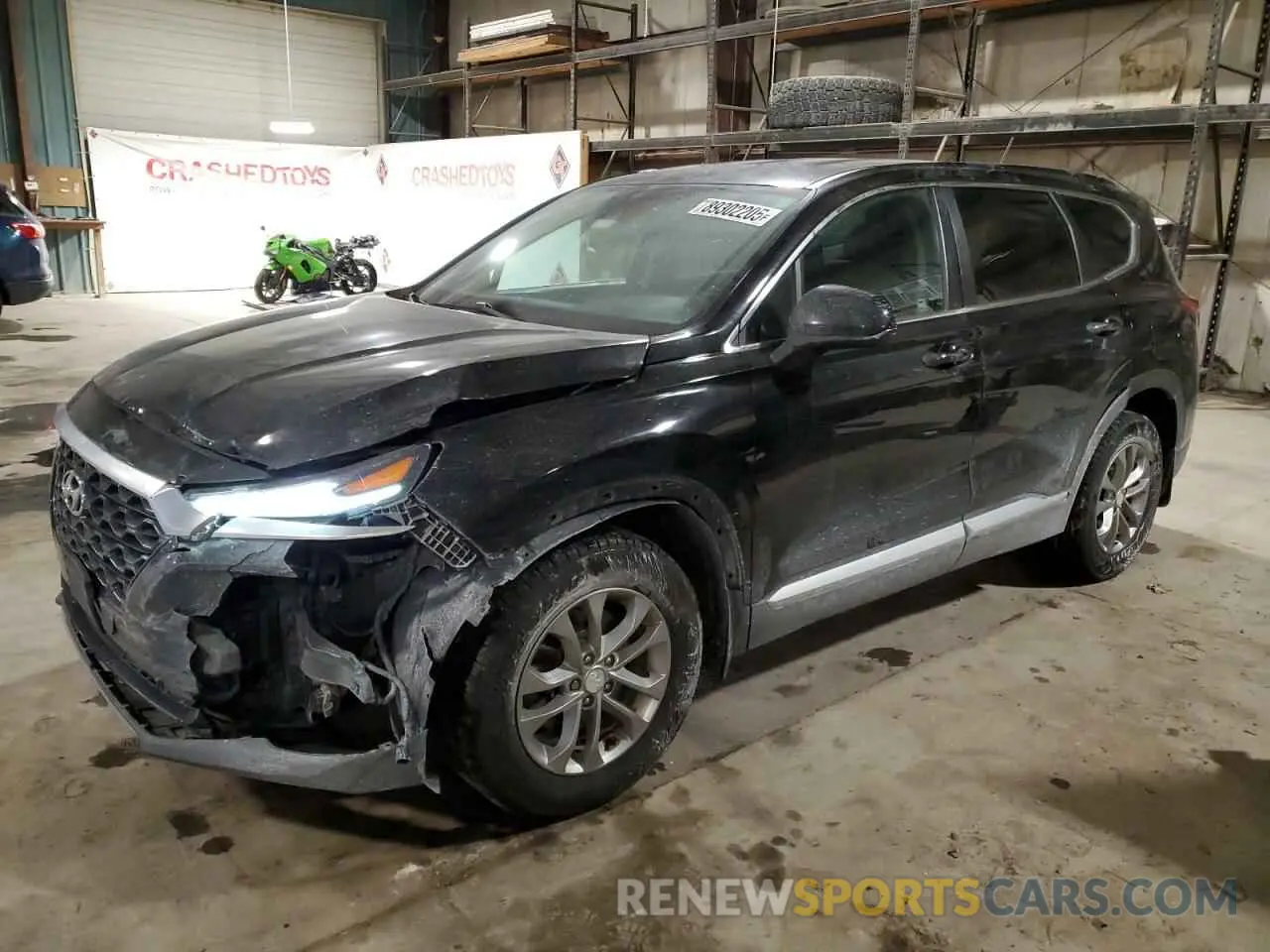 1 Photograph of a damaged car 5NMS2CAD3LH285707 HYUNDAI SANTA FE 2020