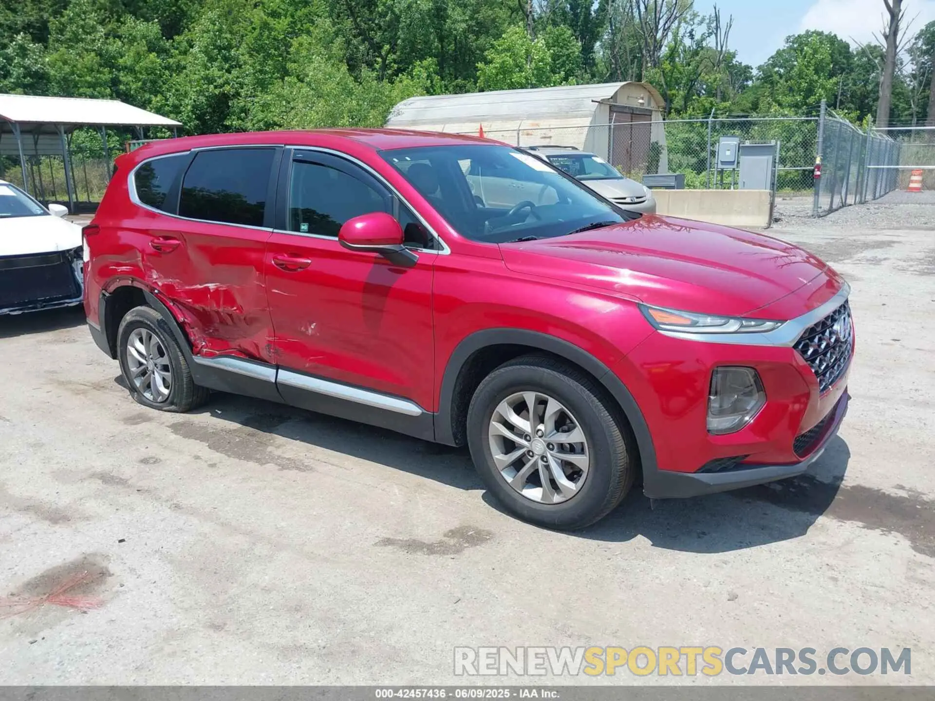 1 Photograph of a damaged car 5NMS2CAD4LH148372 HYUNDAI SANTA FE 2020