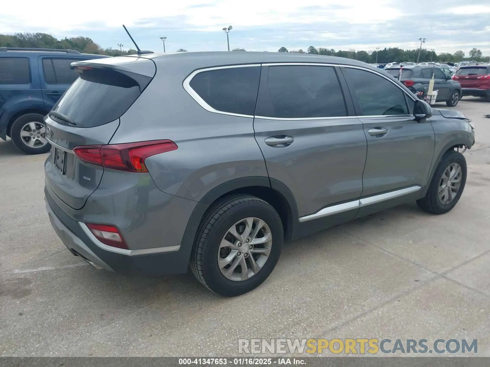 4 Фотография поврежденного автомобиля 5NMS2CAD7LH151671 HYUNDAI SANTA FE 2020