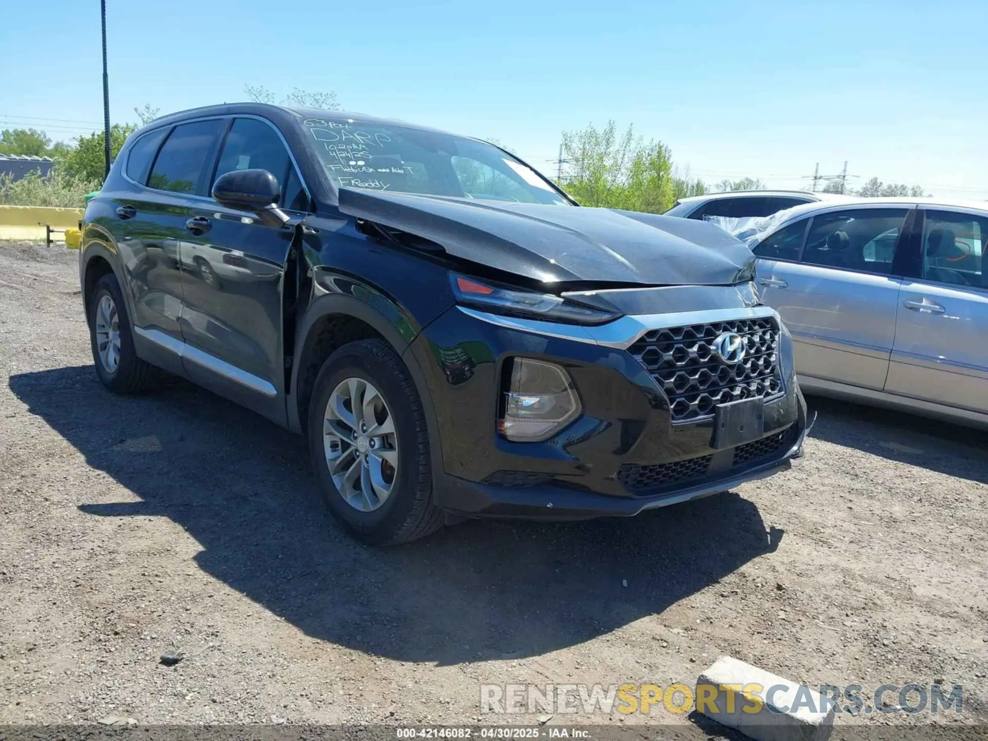 1 Photograph of a damaged car 5NMS2CAD9LH258060 HYUNDAI SANTA FE 2020