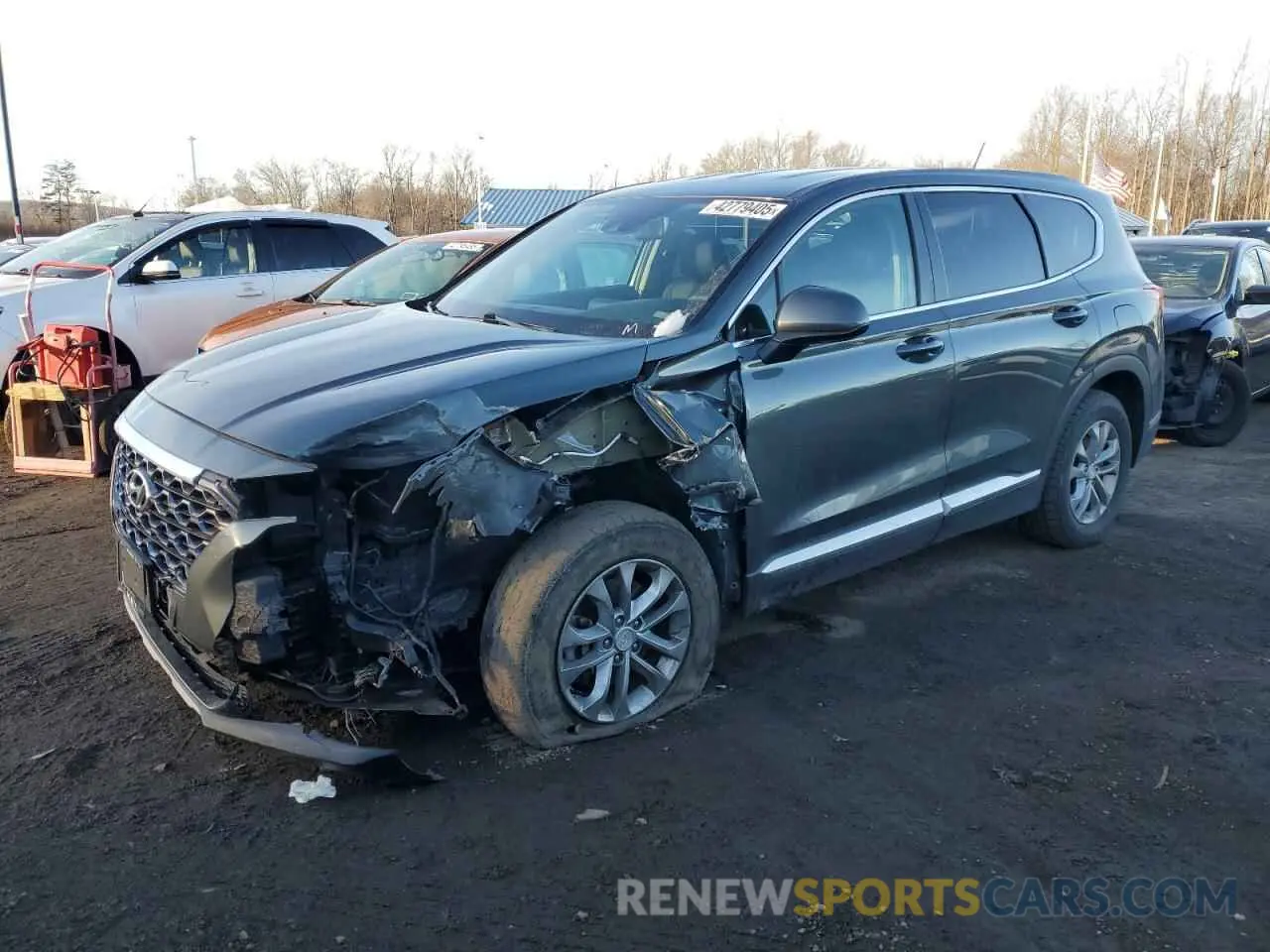 1 Photograph of a damaged car 5NMS2CADXLH194370 HYUNDAI SANTA FE 2020