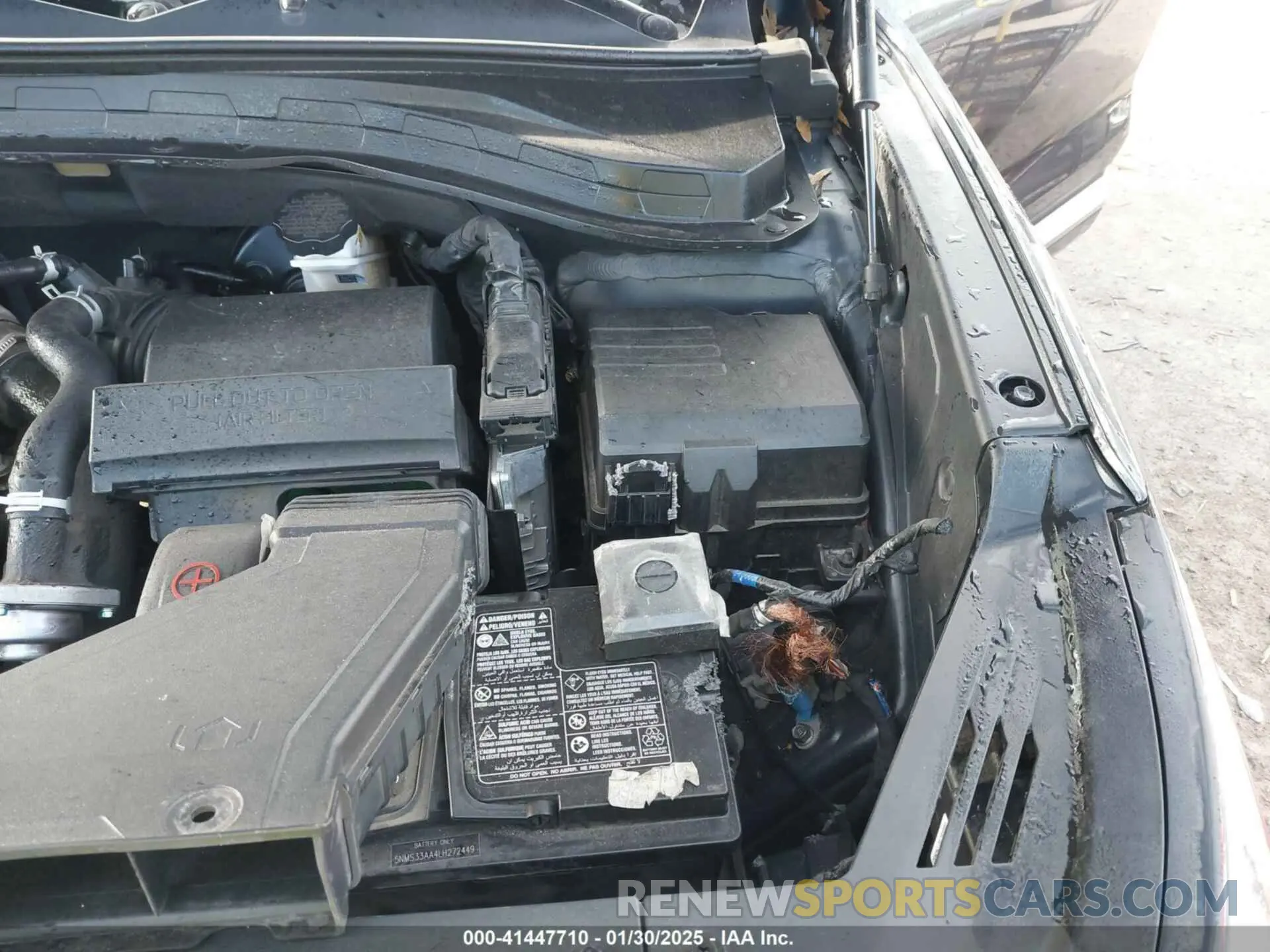 6 Photograph of a damaged car 5NMS33AA4LH272449 HYUNDAI SANTA FE 2020