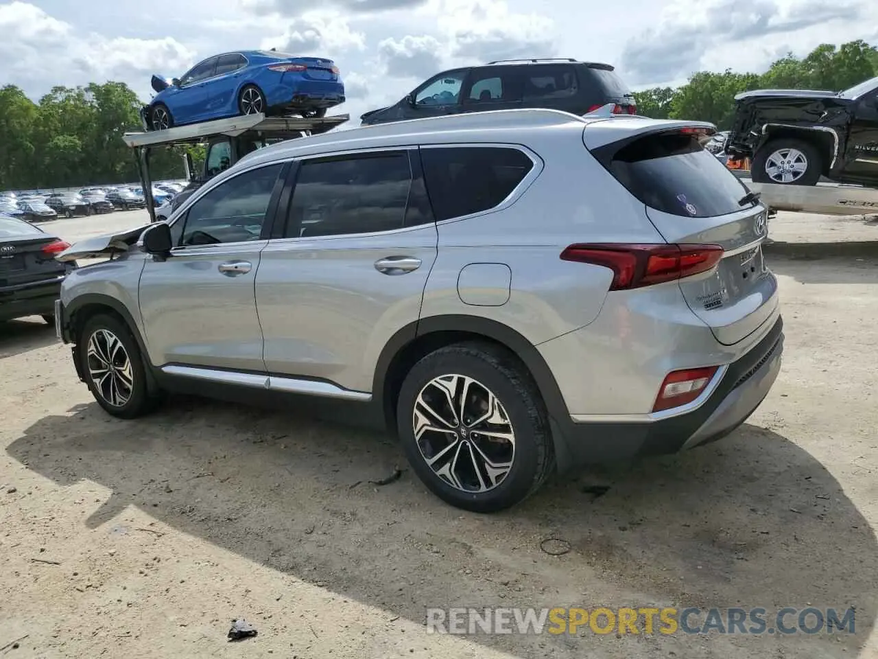 2 Photograph of a damaged car 5NMS33AA4LH281149 HYUNDAI SANTA FE 2020