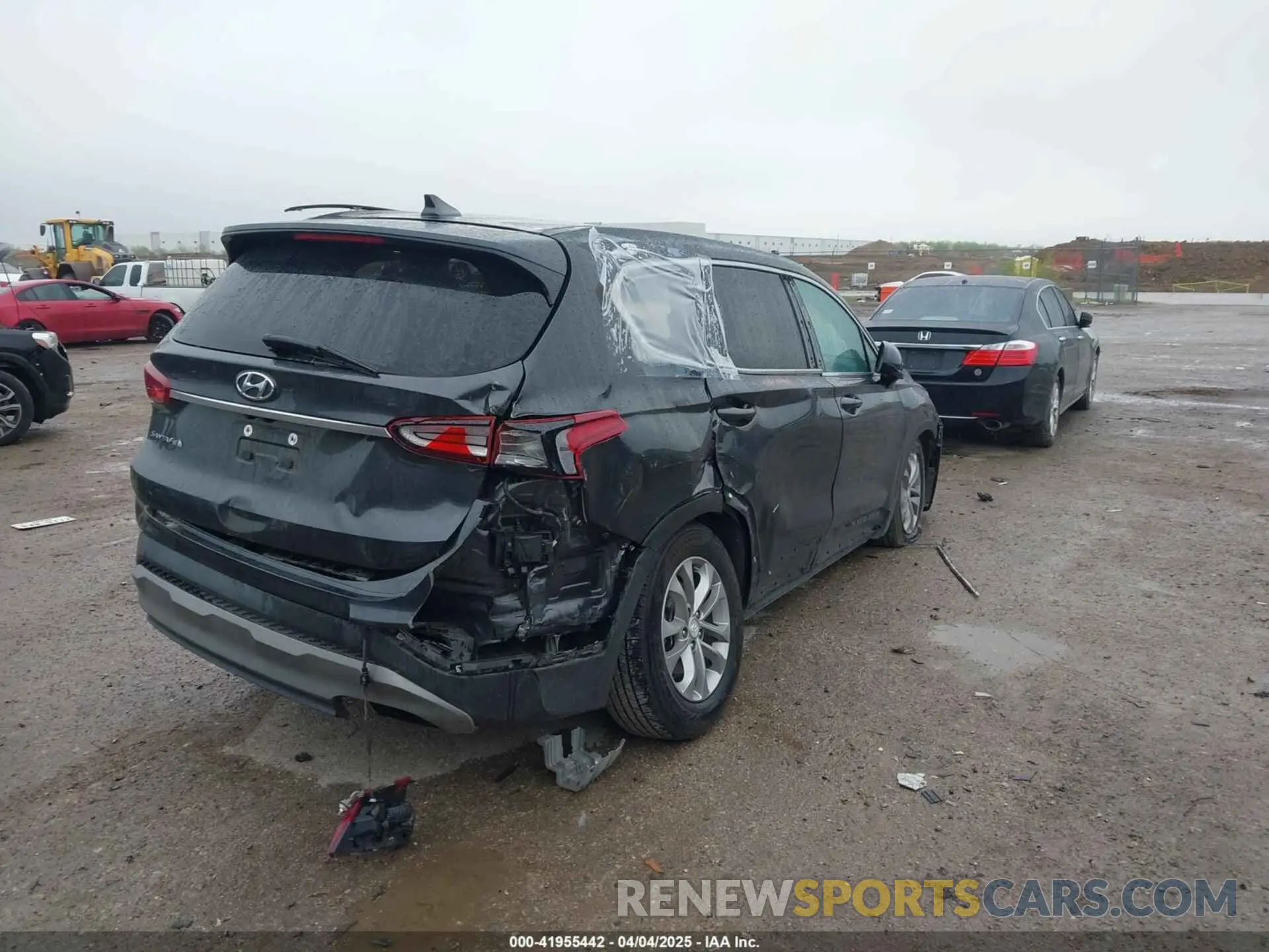 4 Фотография поврежденного автомобиля 5NMS33AD0LH224067 HYUNDAI SANTA FE 2020