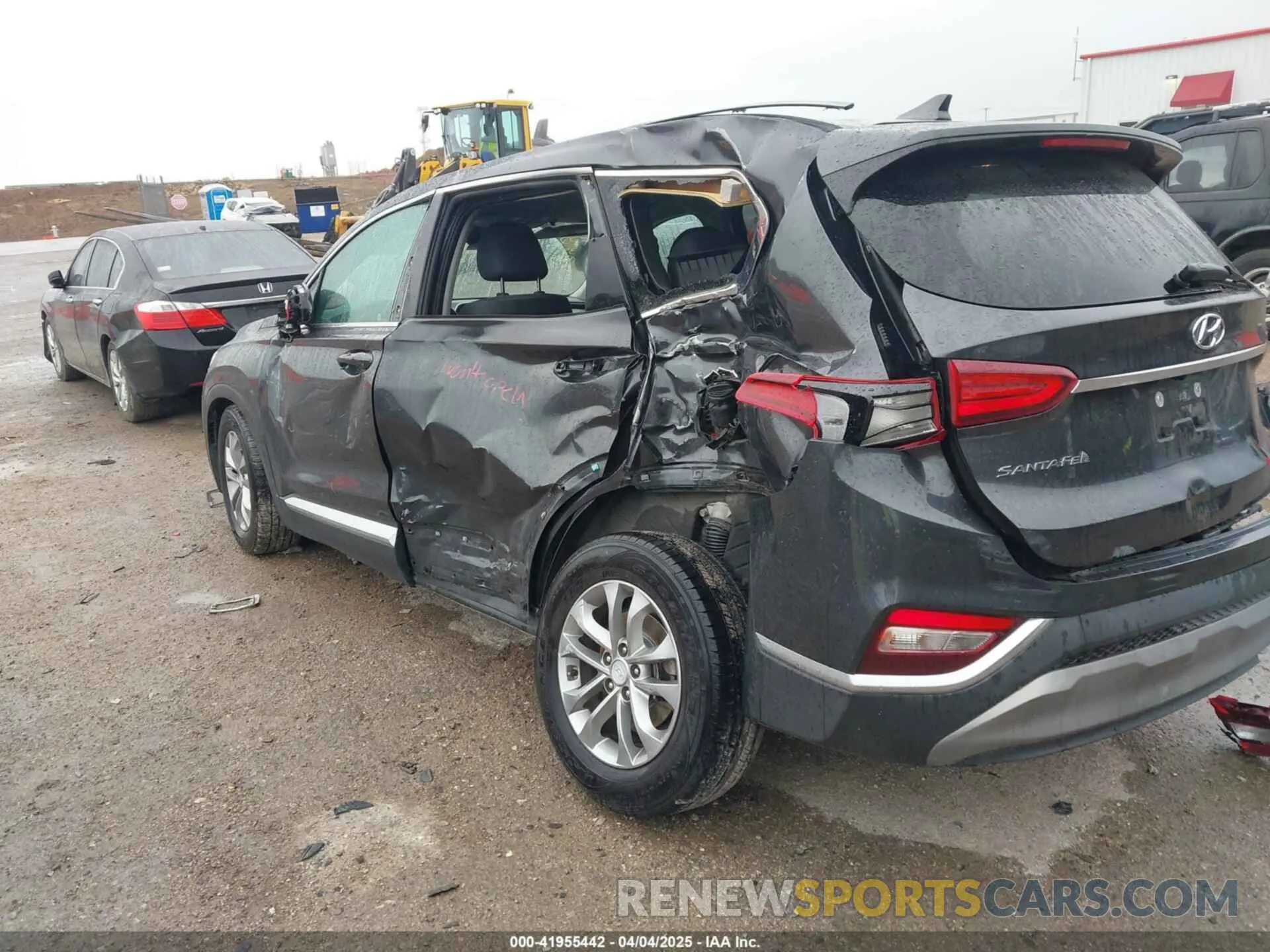 6 Фотография поврежденного автомобиля 5NMS33AD0LH224067 HYUNDAI SANTA FE 2020