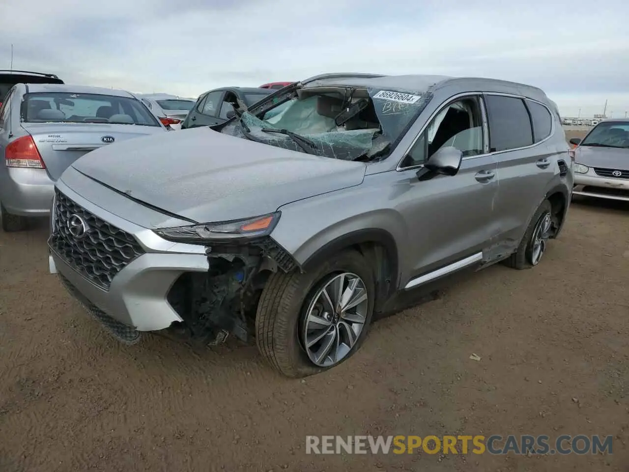 1 Photograph of a damaged car 5NMS33AD0LH224361 HYUNDAI SANTA FE 2020