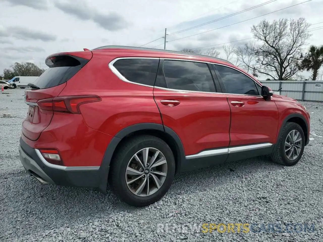 3 Photograph of a damaged car 5NMS33AD1LH214390 HYUNDAI SANTA FE 2020
