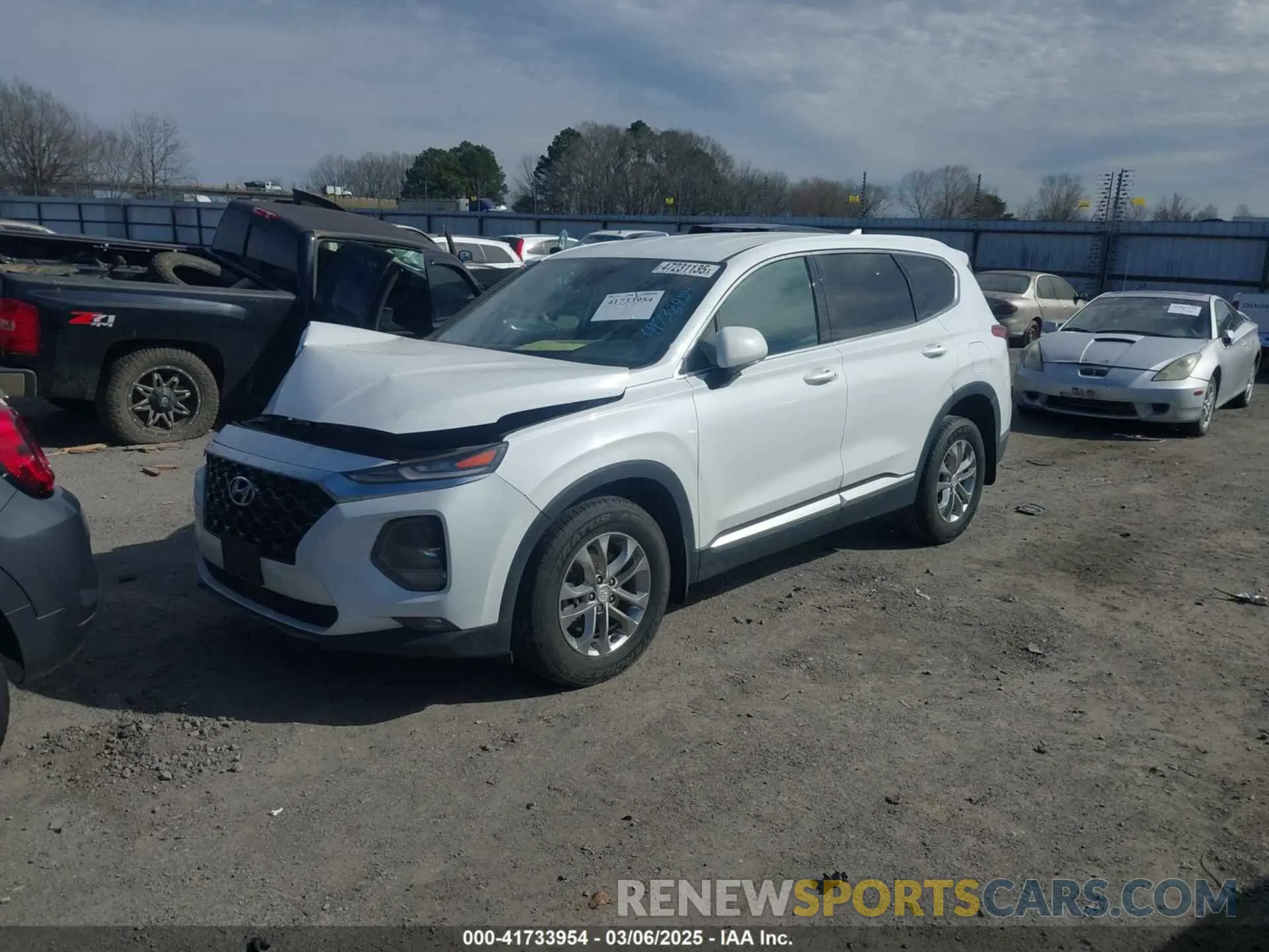 2 Photograph of a damaged car 5NMS33AD3LH153043 HYUNDAI SANTA FE 2020