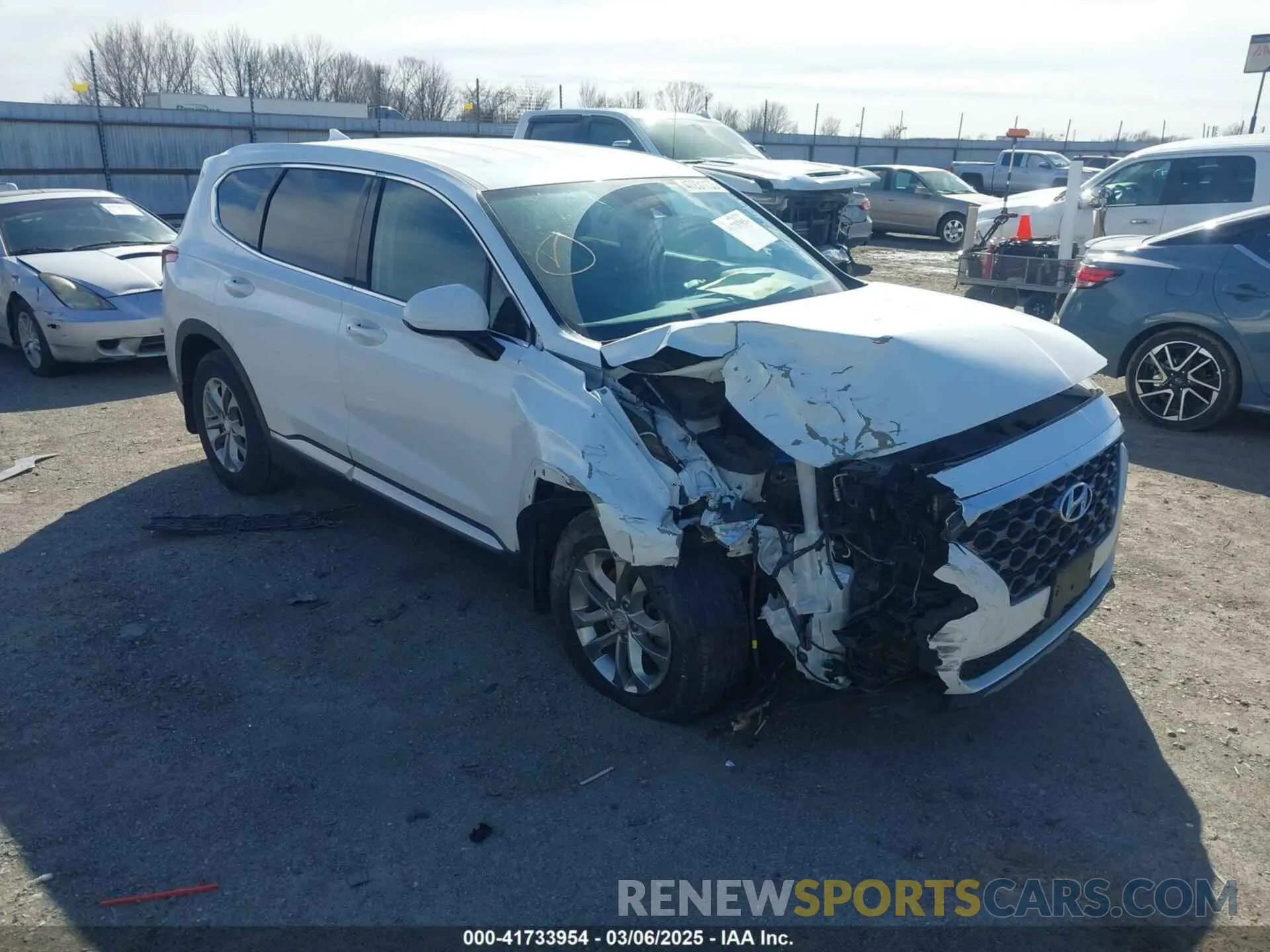 6 Photograph of a damaged car 5NMS33AD3LH153043 HYUNDAI SANTA FE 2020