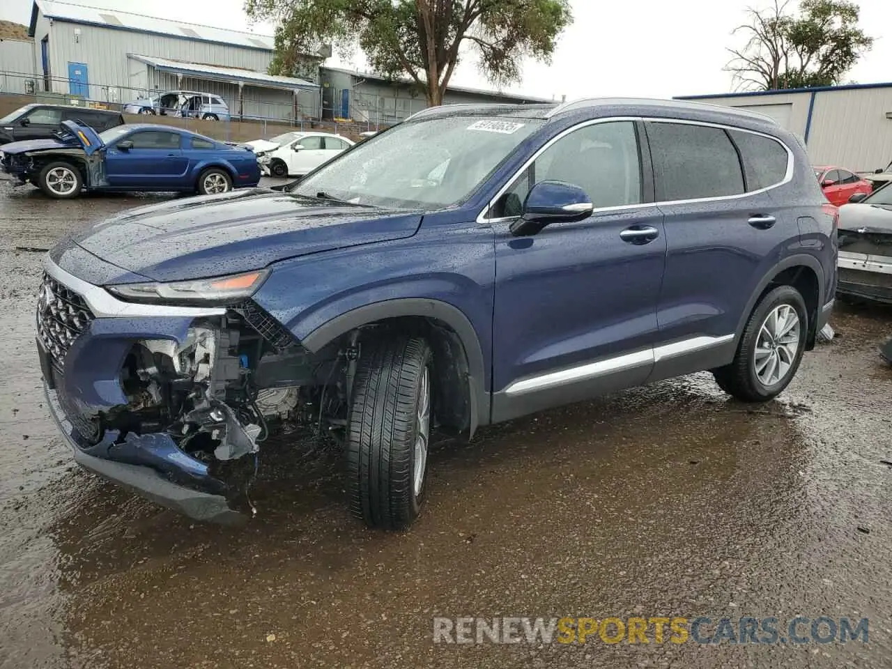 1 Photograph of a damaged car 5NMS33AD3LH256415 HYUNDAI SANTA FE 2020