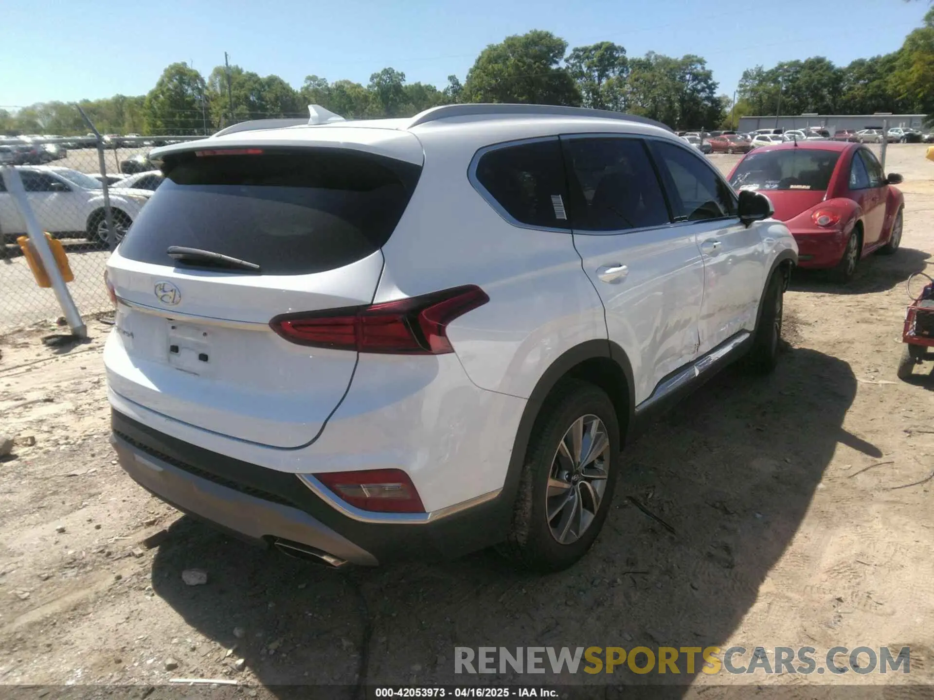 4 Фотография поврежденного автомобиля 5NMS33AD4LH143976 HYUNDAI SANTA FE 2020