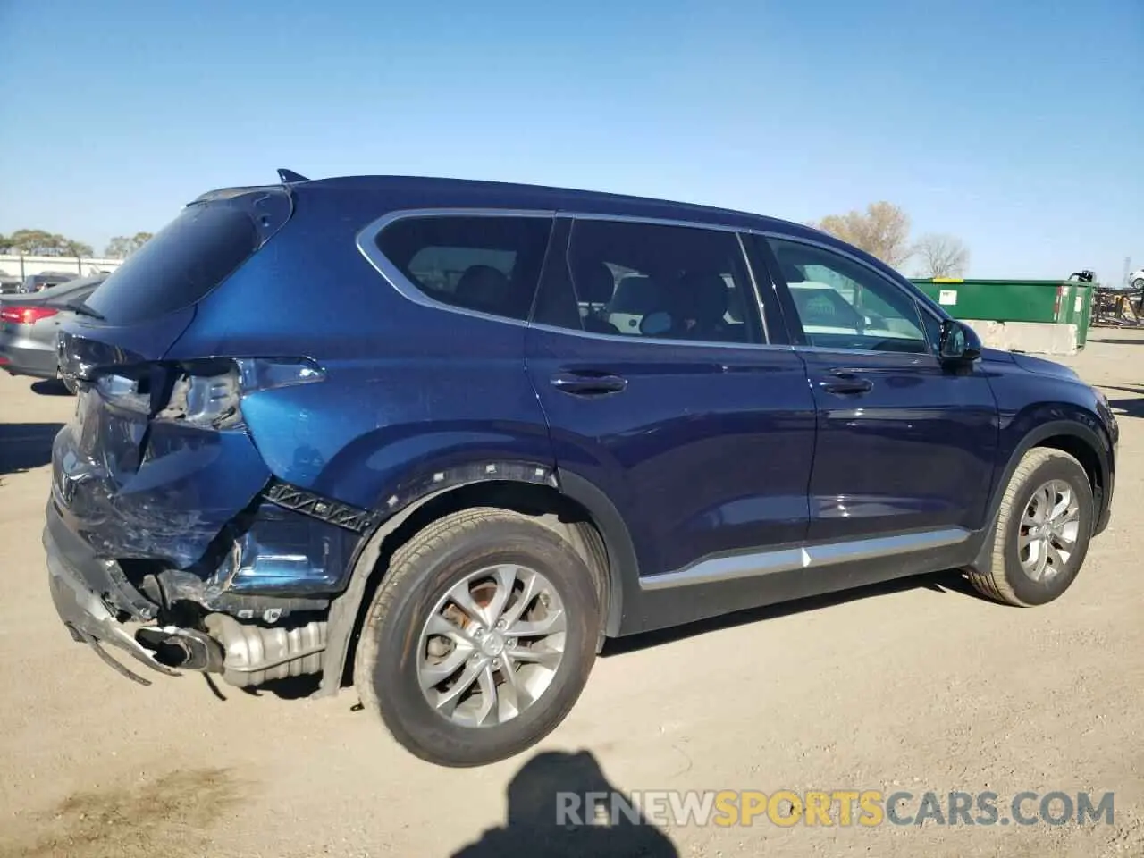 3 Photograph of a damaged car 5NMS33AD4LH161765 HYUNDAI SANTA FE 2020