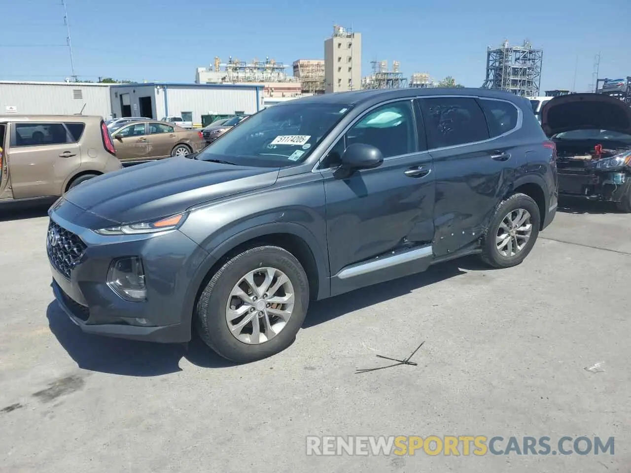 1 Photograph of a damaged car 5NMS33AD4LH260859 HYUNDAI SANTA FE 2020