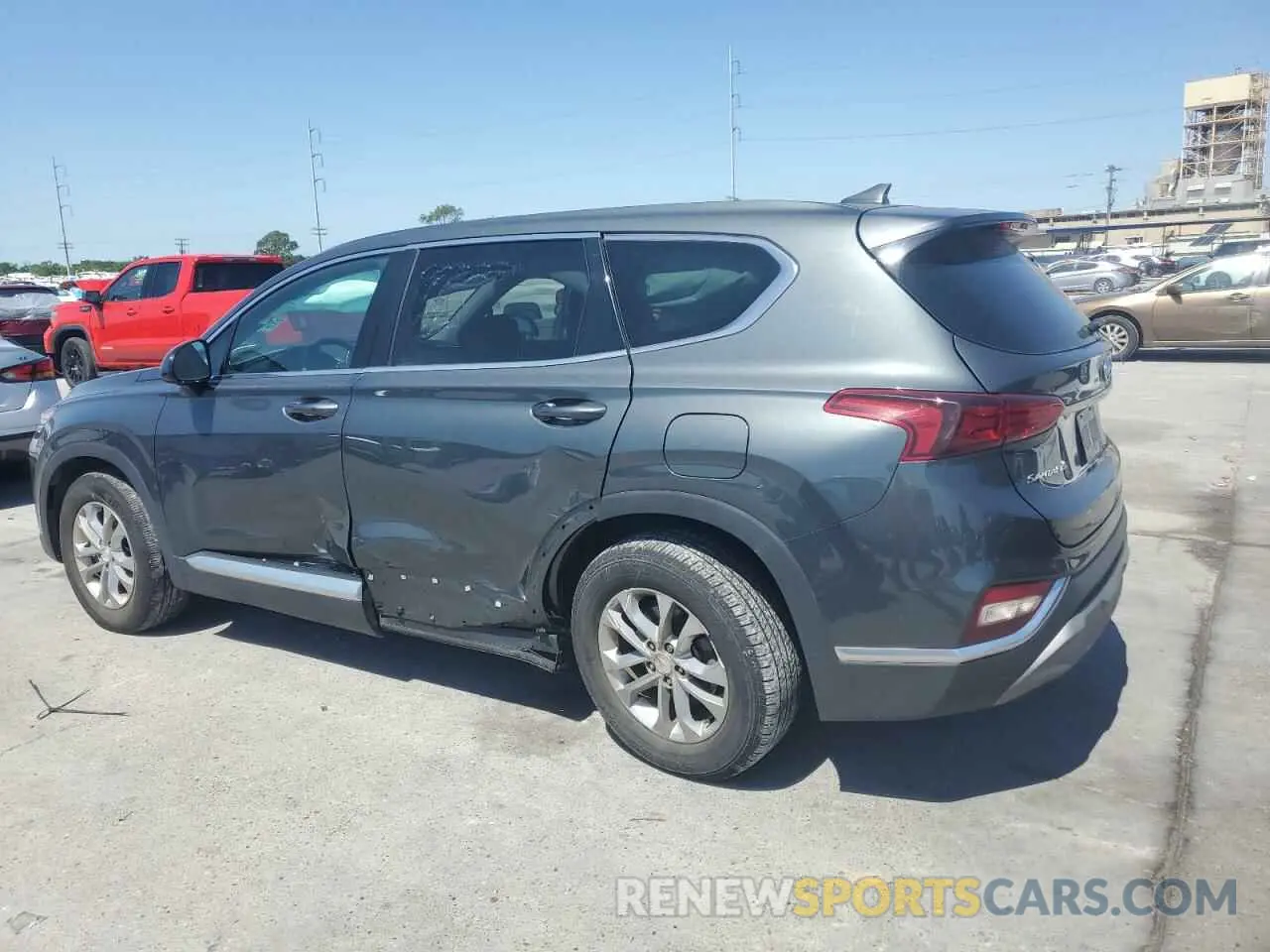 2 Photograph of a damaged car 5NMS33AD4LH260859 HYUNDAI SANTA FE 2020